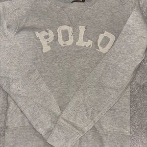 Gray Polo Sweatshirt